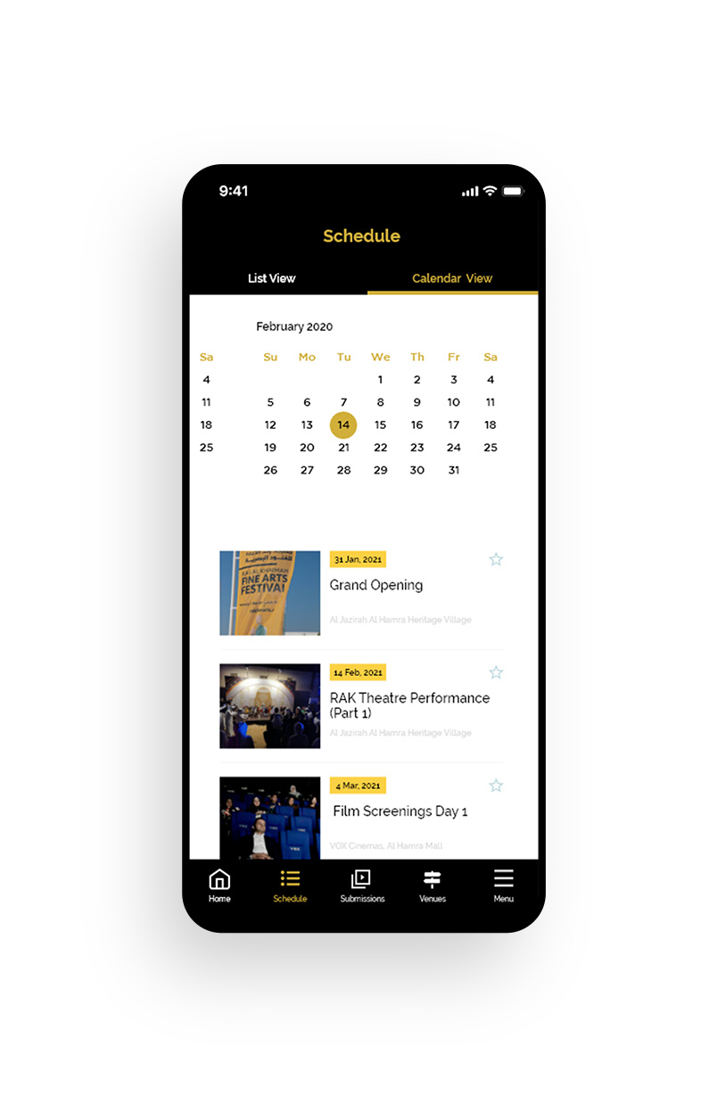 rak-iphone schedule calendar