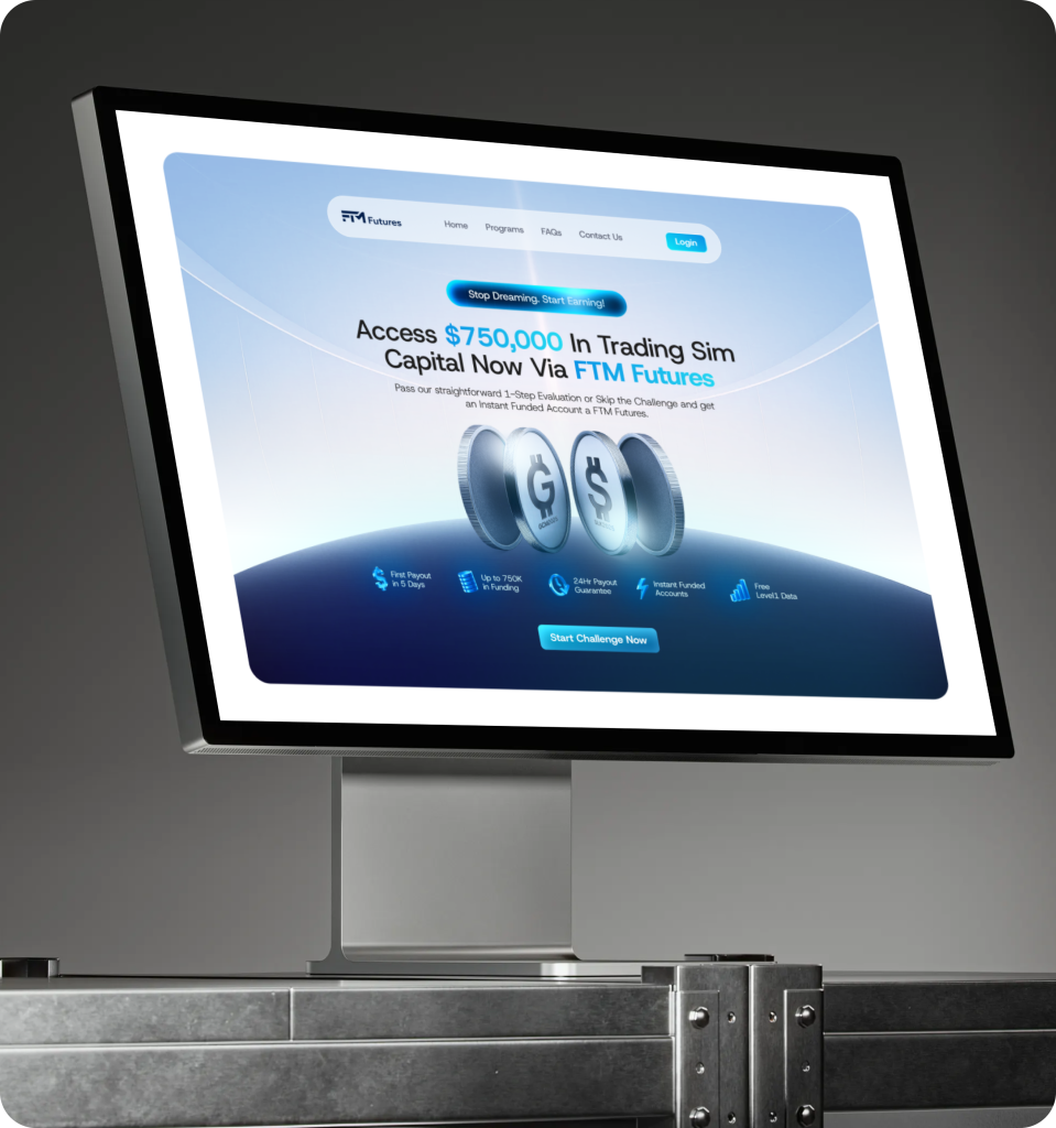 website hero section